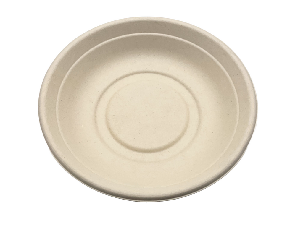 24 oz Certified Compostable Bagasse Round Bowl