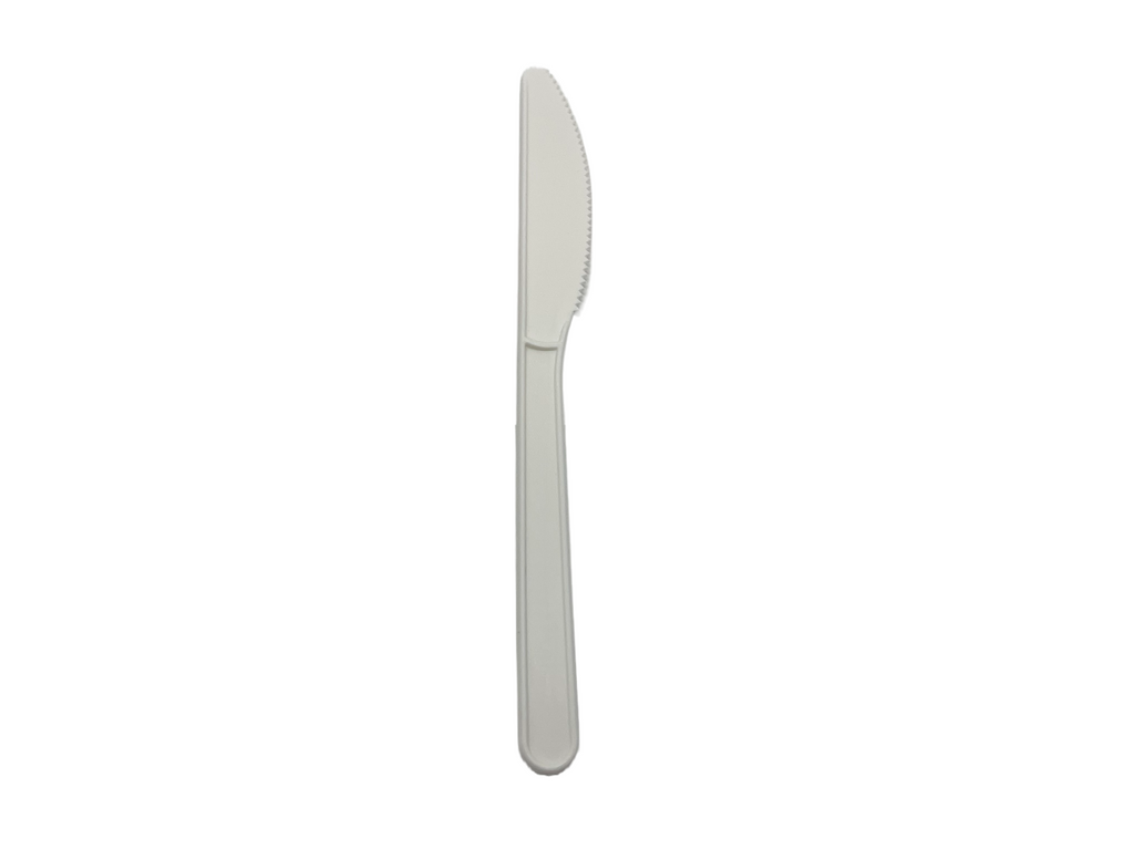 6.5-inch certified compostable cornstarch knife