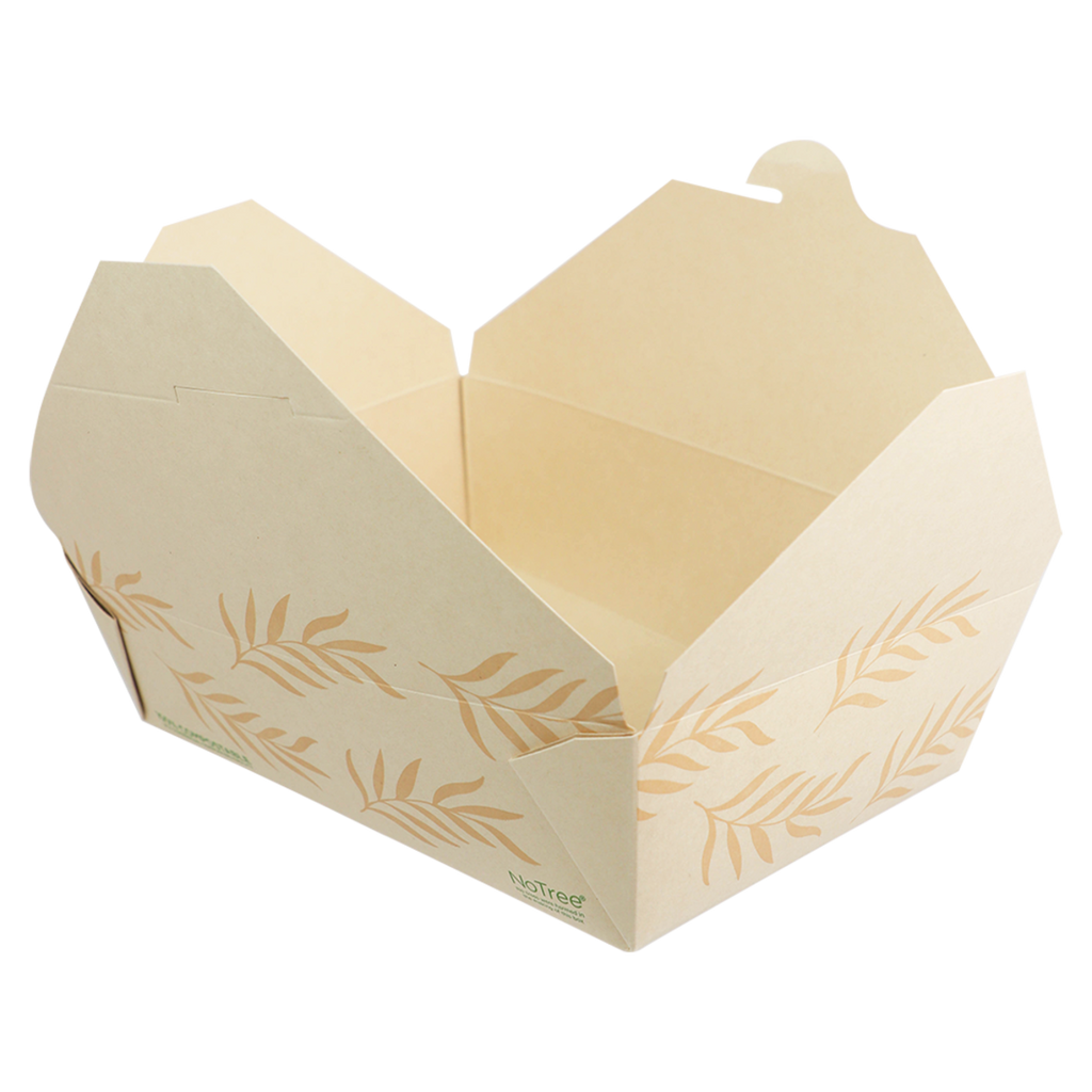 65 oz. Certified Compostable NoTree No. 3 Take-out container