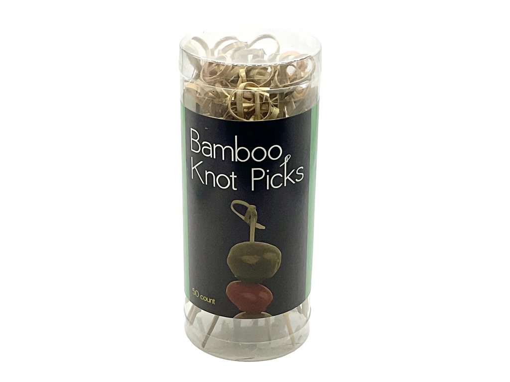 4.75 in knotted bamboo cocktail pick retail pack