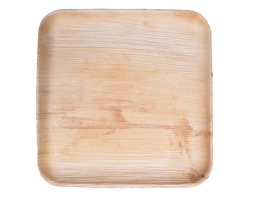 10 inch Square Disposable Palm Leaf Plates