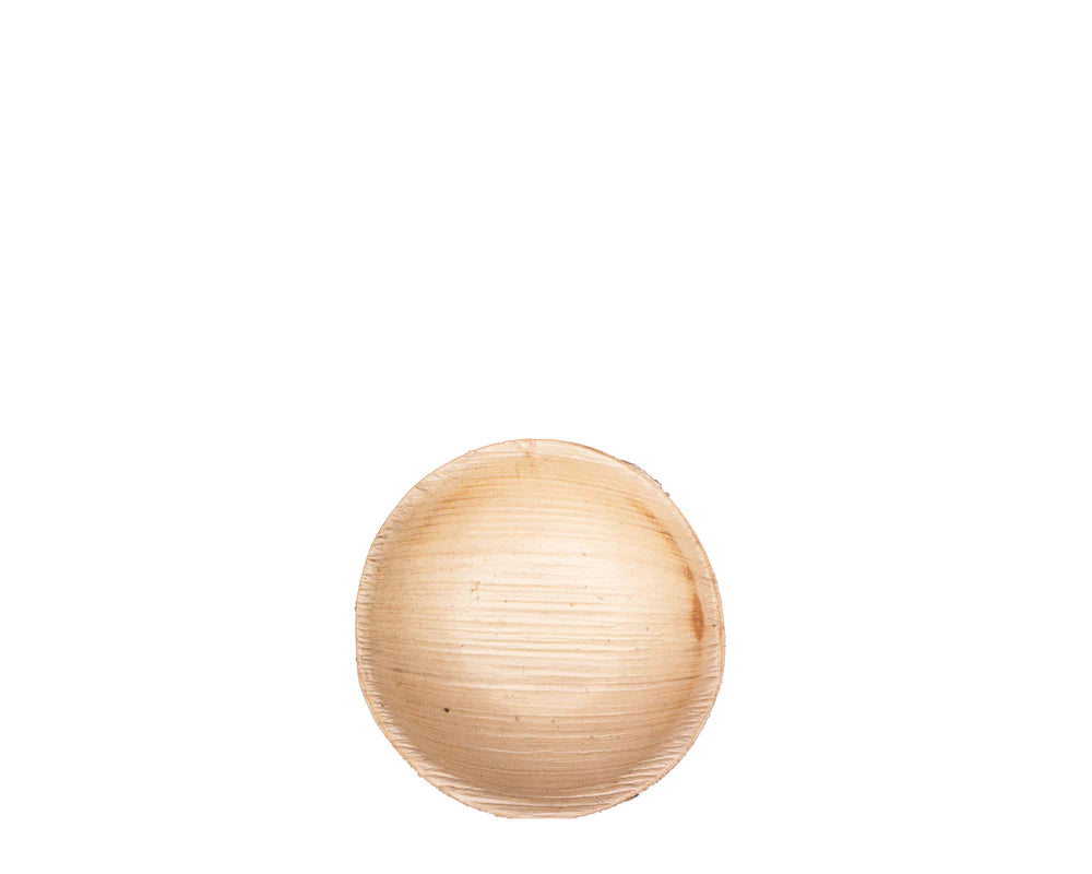 Disposable 3.5-inch Round Palm Leaf Bowl