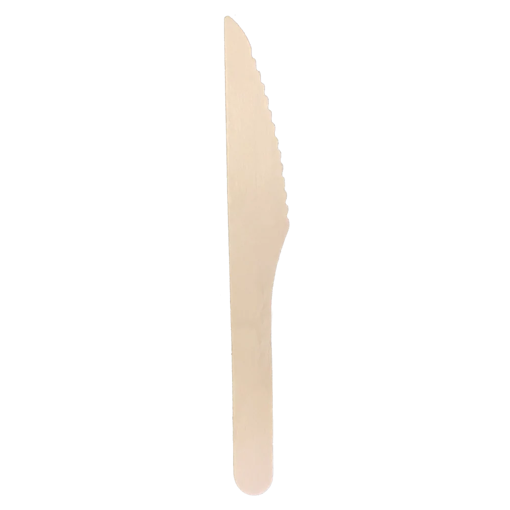 7-inch Disposable Medium Weight Wooden Knife