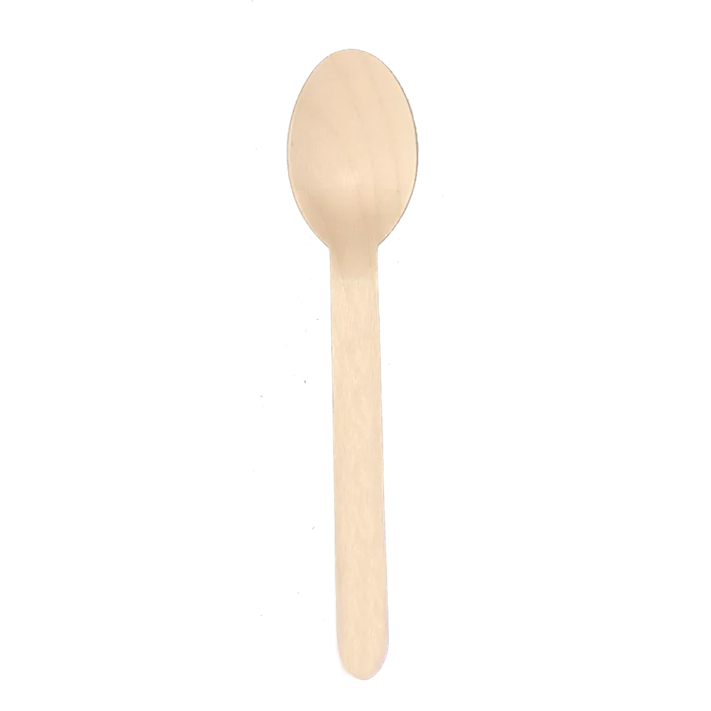 7-inch Disposable Medium Weight Wooden Spoon
