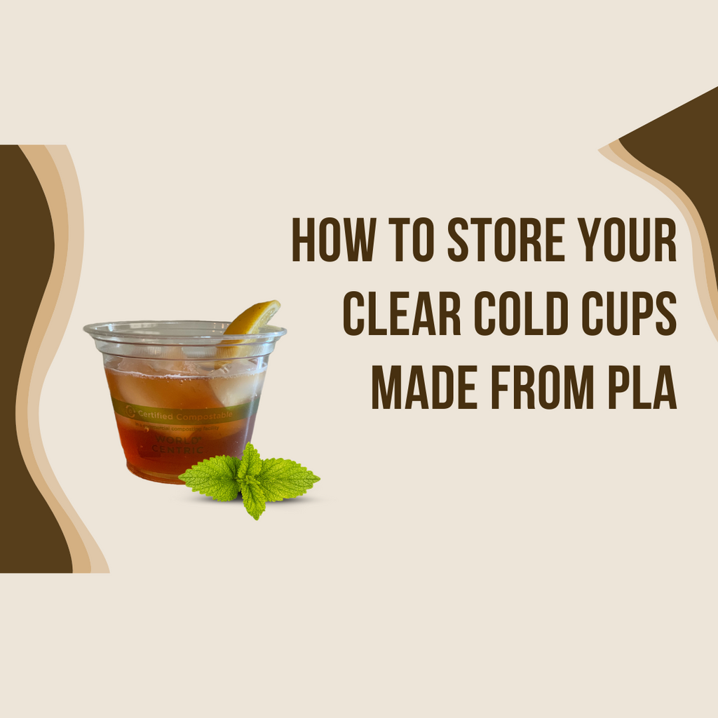 Ice Tea served in World Centric PLA Clear Cold Cups