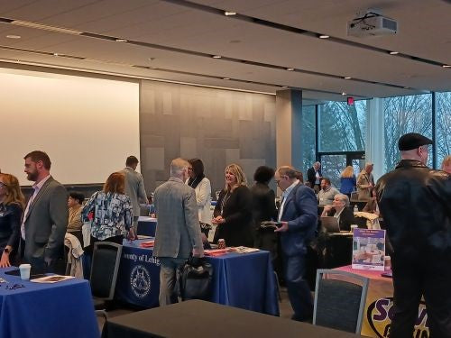 People meeting and Lehigh Valley Meet the Buyers Event 2024