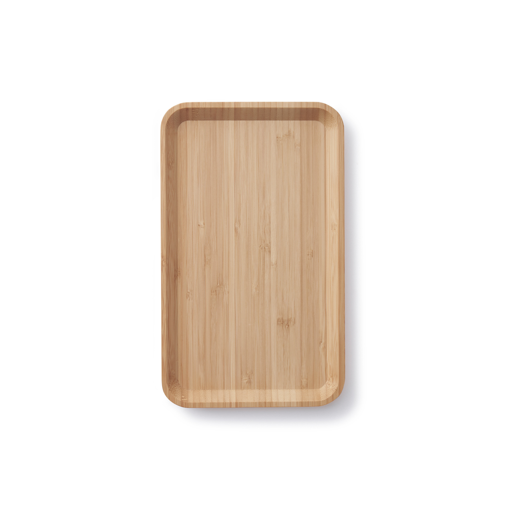 Bambu Home Organic Bamboo Small Rectangular Serving Tray