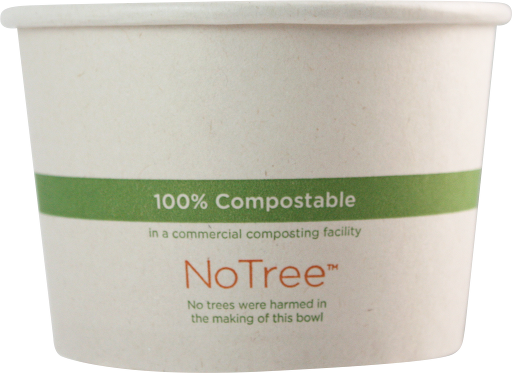 World Centric Compostable 16 oz Fiber NoTree Bowl