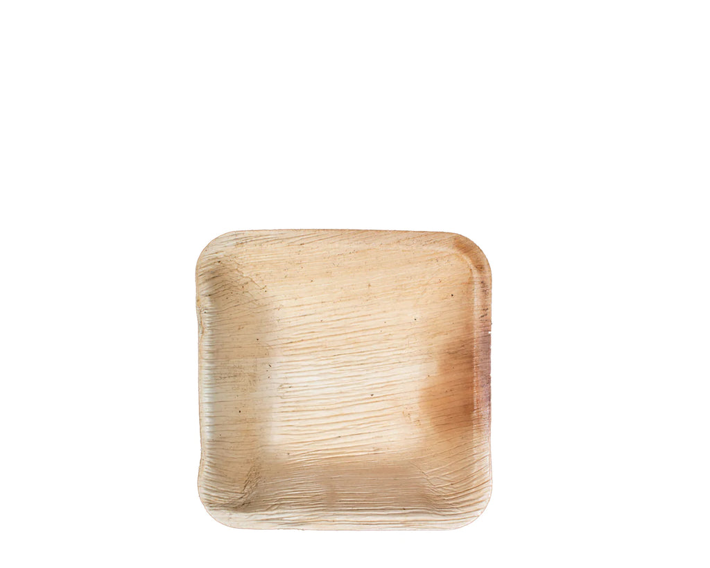 Disposable 4x4 Square Palm Leaf Plate